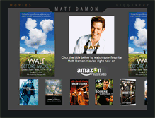 Tablet Screenshot of mattdamon.com
